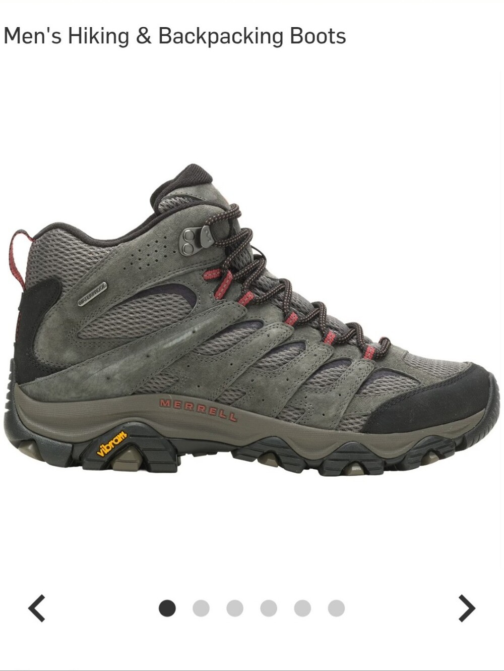 Merrell Moab 3 Mid Waterproof Hiking Boot Men's 8.5 Outdoors